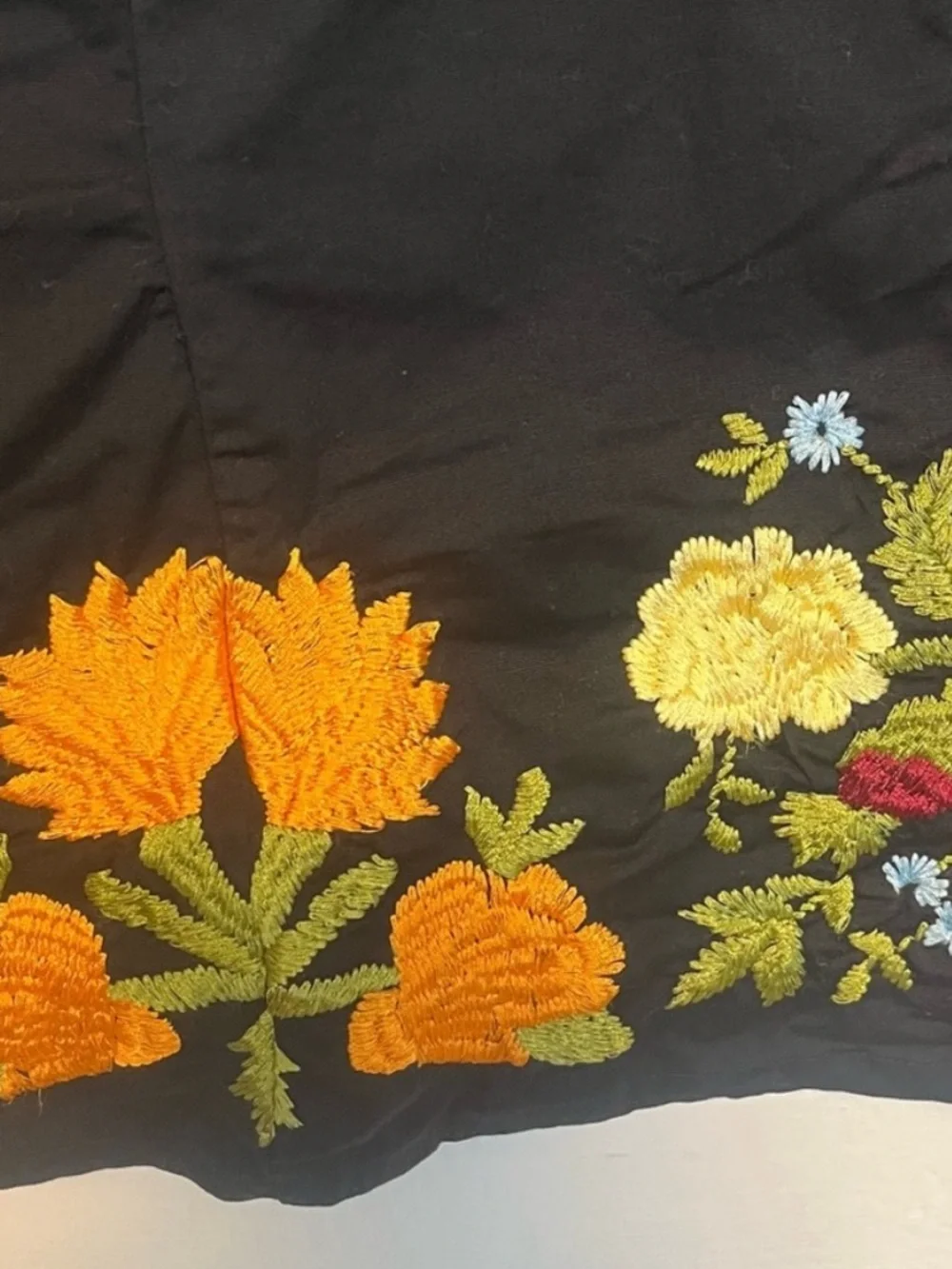 PERSAMAN New York Embroidery Skirt